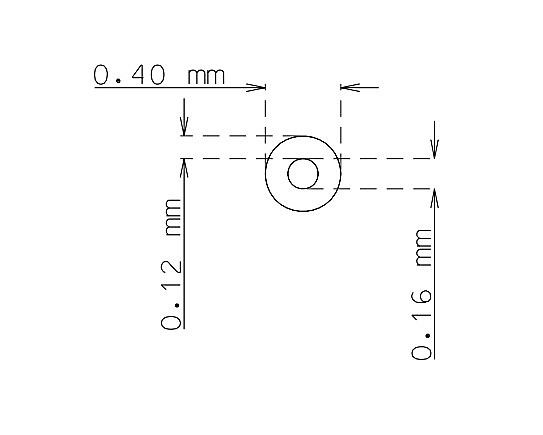 Microtubo inox de 0.4 mm x 0.12 mm Qualidade 304 Duro
